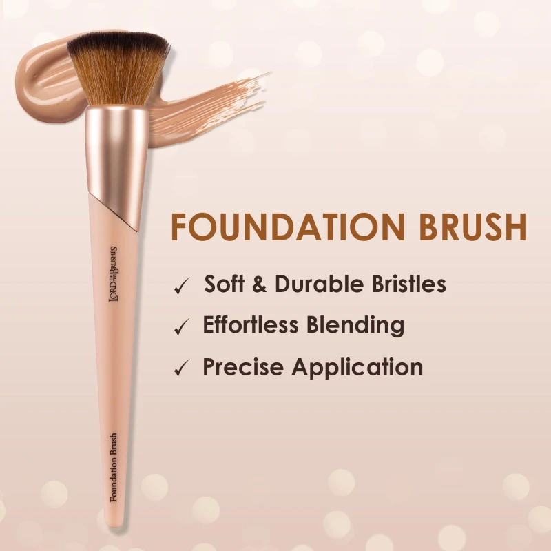 Glam21 Lord of the Brushes Highlighter Fan Brush |Soft, Luxurious Bristles for Even &amp; Seamless Finish| Comfortable Grip Handle | Precision Application thumbnail 4