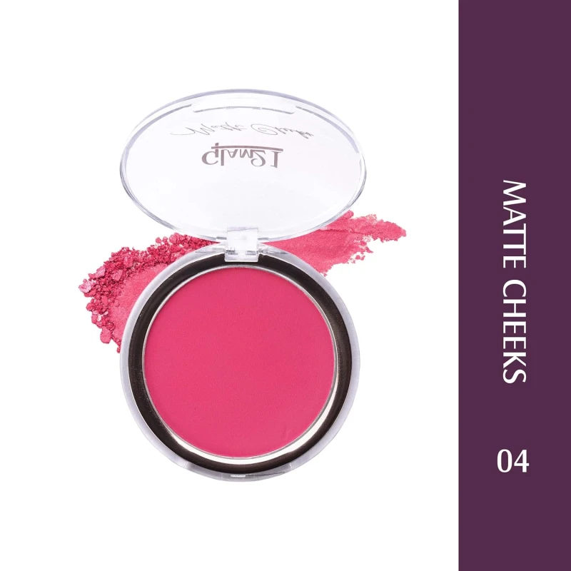 Glam21 Matte Cheek Blush | Perfect Pop of Color | Seamless Texture &amp; Perfect Coverage Richly | Pigmented | Ultra Matte | Blendable | Suits all skin tones| 8.7gm |Shade-04 thumbnail 2