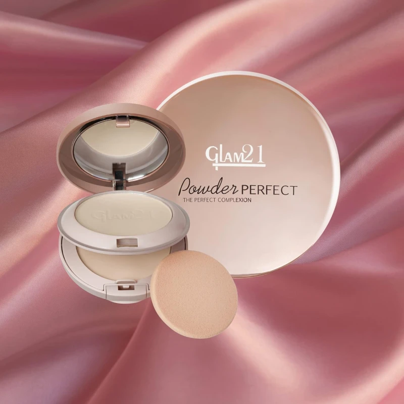 Glam21 Powder Perfect Complexion 2-in-1 Compact 24gm with Oil Control formula | Sweatproof | Flowy Matte Finish | Classic Ivory-02 thumbnail 5