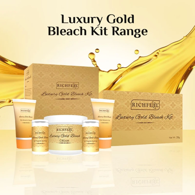 Hair removal Fairness cream Soft skin Quantity: 1 x 320 gh Package contents: Pack of 1 x luxury gold bleach kit thumbnail 8