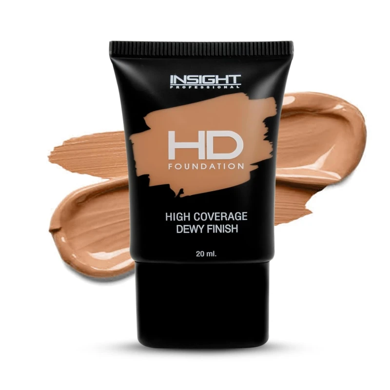 INSIGHT HD Foundation | Dewy Finish | High Coverage| Blurring Properties| Lightweight | Fragrance Free |Flawless Look| Shade-MNY20 thumbnail 5