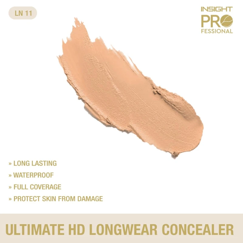 INSIGHT Professional Ultimate HD Longwear Concealer 10 g – Shade LN11| Ultra-Pigmented Creamy Formula, Full Coverage, Waterproof &amp; Sweat-Resistant thumbnail 6
