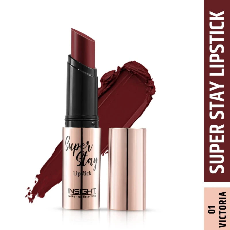 INSIGHT Super Stay Lipstick | Lightweight Formula | Long Wear | Transferproof | Waterproof - (VICTORIA) 7g thumbnail 3