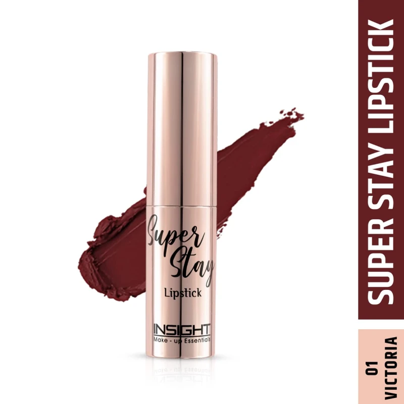 INSIGHT Super Stay Lipstick | Lightweight Formula | Long Wear | Transferproof | Waterproof - (VICTORIA) 7g thumbnail 4