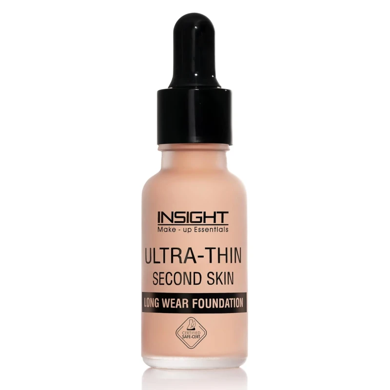 INSIGHT Ultra-Thin Second Skin Foundation 20ml | Long Wear Liquid Matte, Waterproof, Full Coverage, Oil-Free, SPF 15, Lightweight Base – Rose Beige thumbnail 5