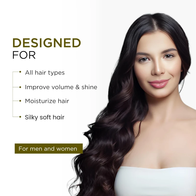 Oshea Herbals Avoshine Volumizing Hair Conditioner for Women &amp; Men| Deep Conditioning for Smoothness, Shine &amp; Frizz Control | Enriched with Avocado &amp; Cherry Extract | Paraben &amp; Silicone Free - 200ml thumbnail 2