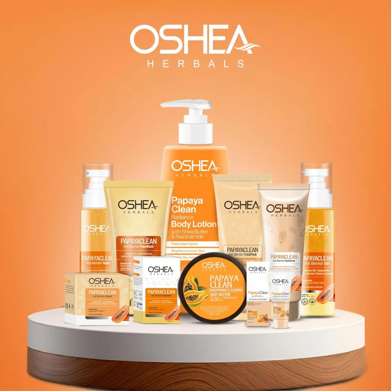 Oshea Herbals Papayaclean Anti Blemish Face Gel for All Skin Types | Hydrates, Reduces Pigmentation &amp; Lightens Blemishes | Enriched with Papaya &amp; Daisy Flower Extracts - 120ml thumbnail 5