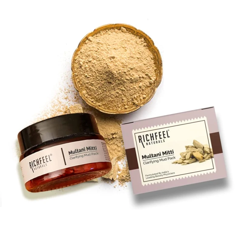 Richfeel Multani Mitti mud pack 50 gm thumbnail 2