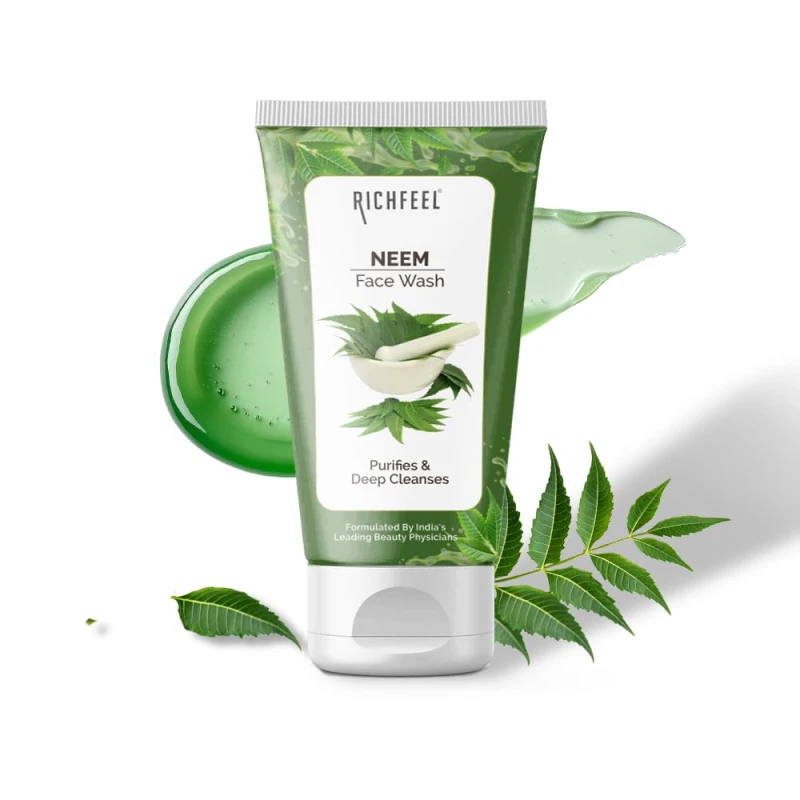 Richfeel Neem Face Wash 100g thumbnail 2