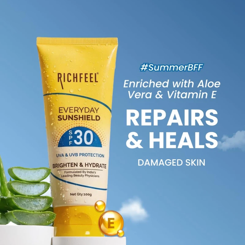 Richfeel Sunshield (With SPF 30) 100 Gms thumbnail 6