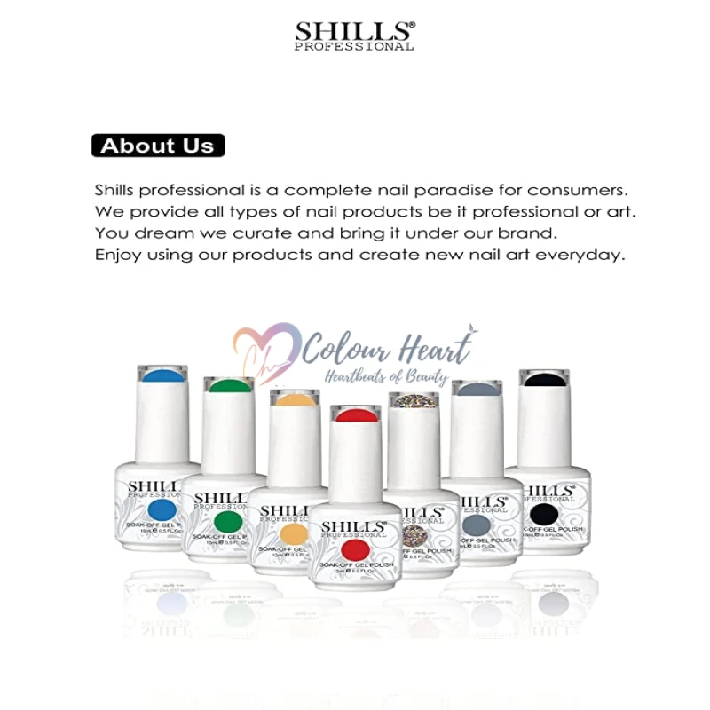SHILLS PROFESSIONAL UV/LED Soak Off Gel Polish (Gel nail polish) Glossy nail polish Color Shade 146 thumbnail 3