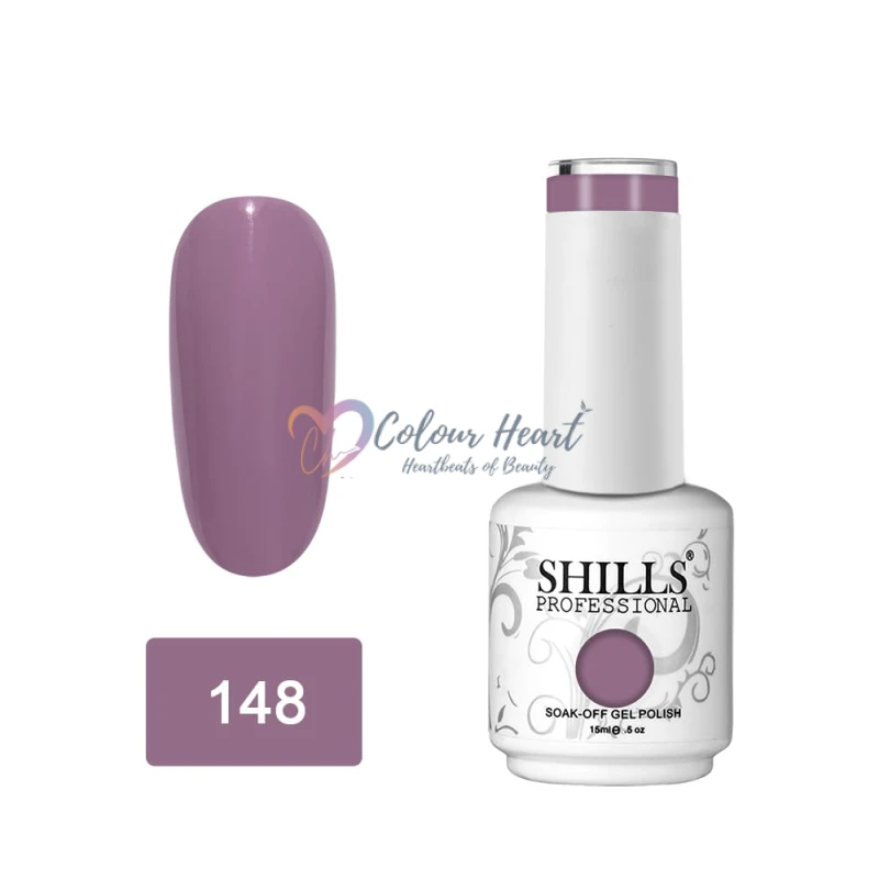 SHILLS PROFESSIONAL UV/LED Soak Off Gel Polish (Gel nail polish) Nail art nail polish Color Shade 148. thumbnail 3