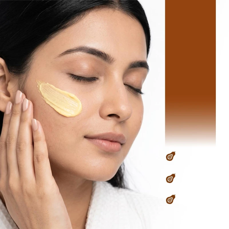 vOshea Herbals Papayaclean Anti Blemish Face Cream For All Skin Types | Hydrates, Removes Dark Spots &amp; Blemishes | with Papaya Extract &amp; Vitamin E - 50 g(Pack of 2) thumbnail 4